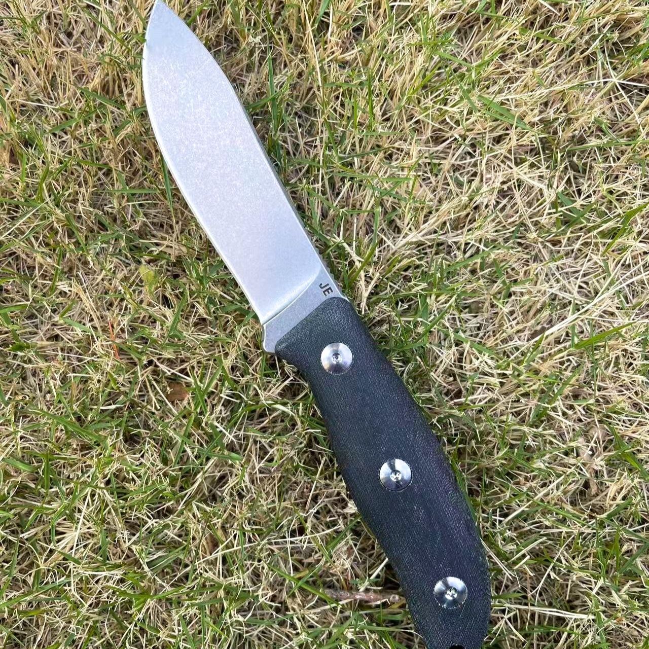 JEMade Semi Skinner fixed hunting knife with G10 handle and kydex sheath