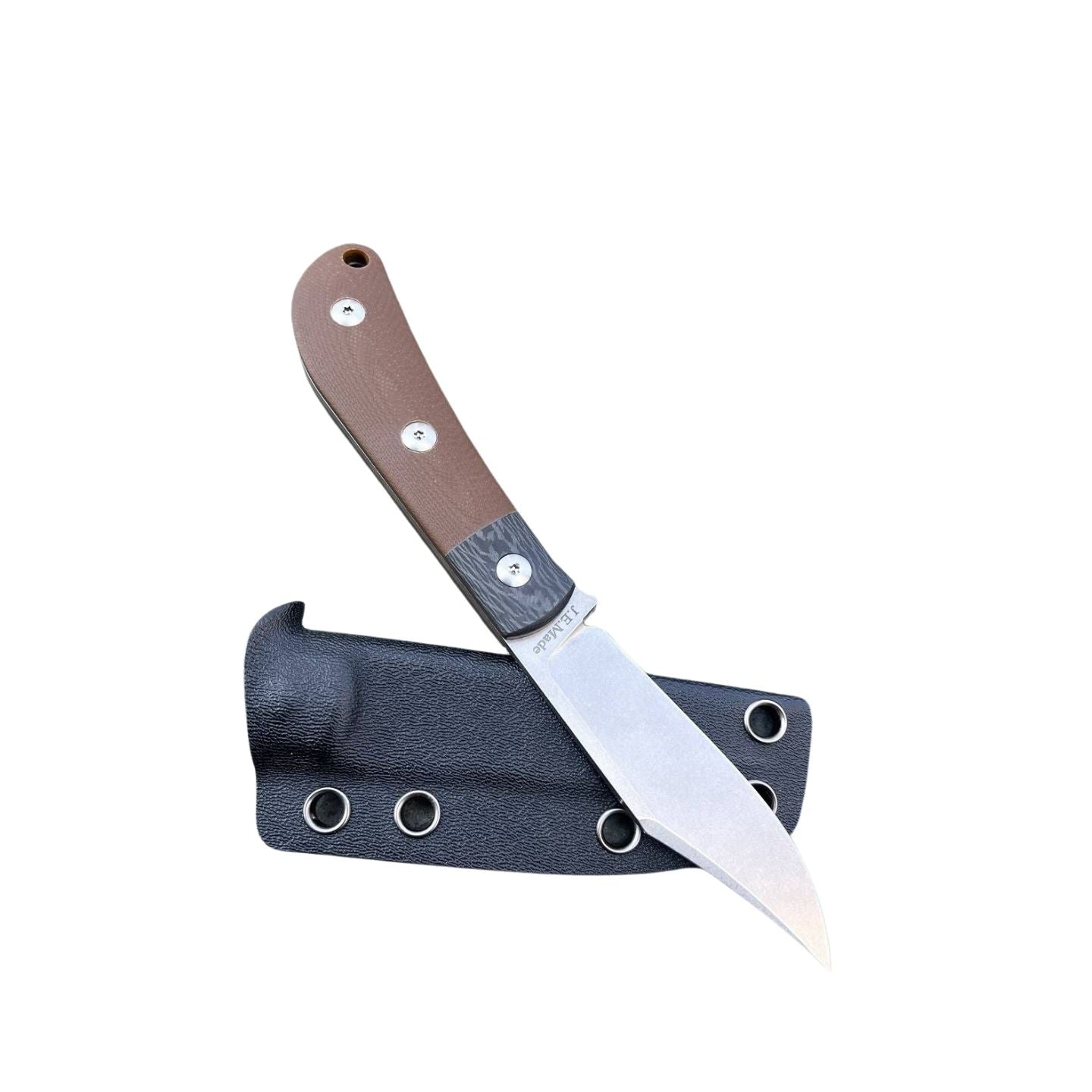 JEMade Fixed EDC Lanny Neck Knife 12C27 G10 handle with Kydex Sheath