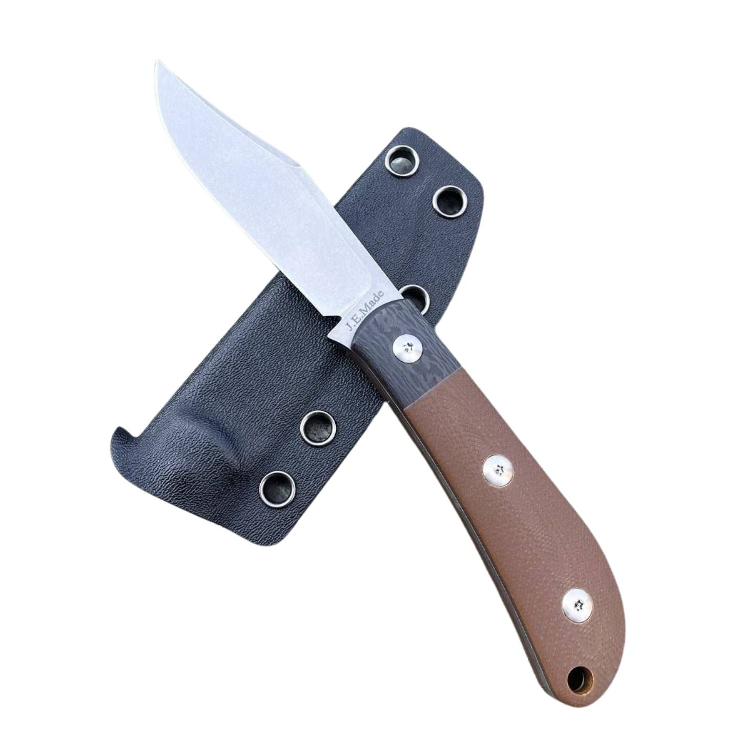 JEMade Fixed EDC Lanny Neck Knife 12C27 G10 handle with Kydex Sheath