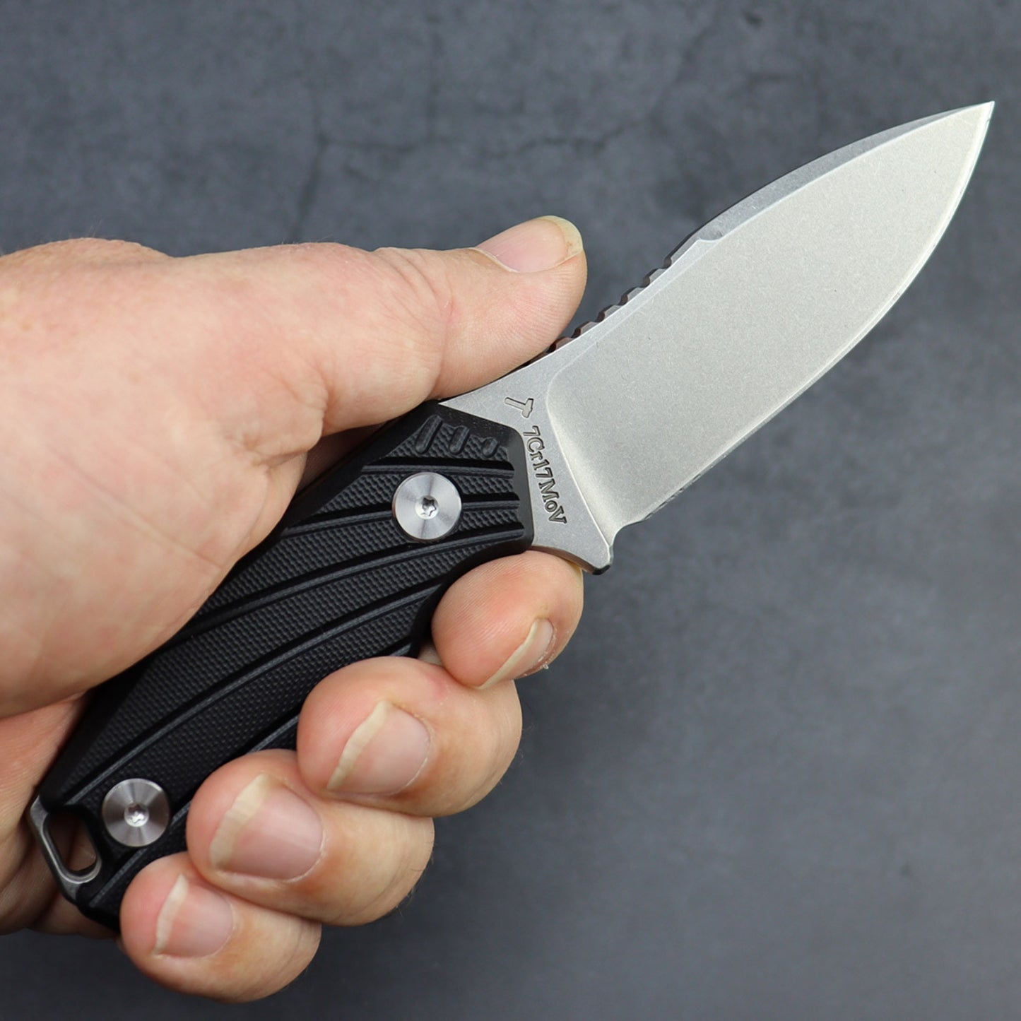 J.E Made Falcon III Fixed Blade Survival Knife ( 7Cr17MoV Blade)