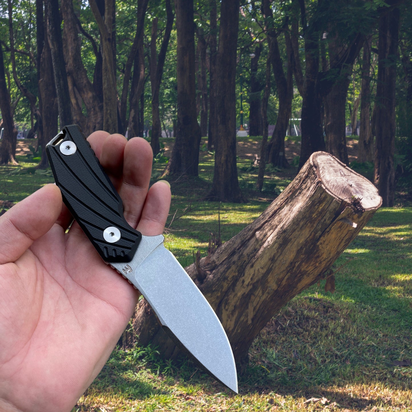 J.E Made Falcon III Fixed Blade Survival Knife ( 7Cr17MoV Blade)