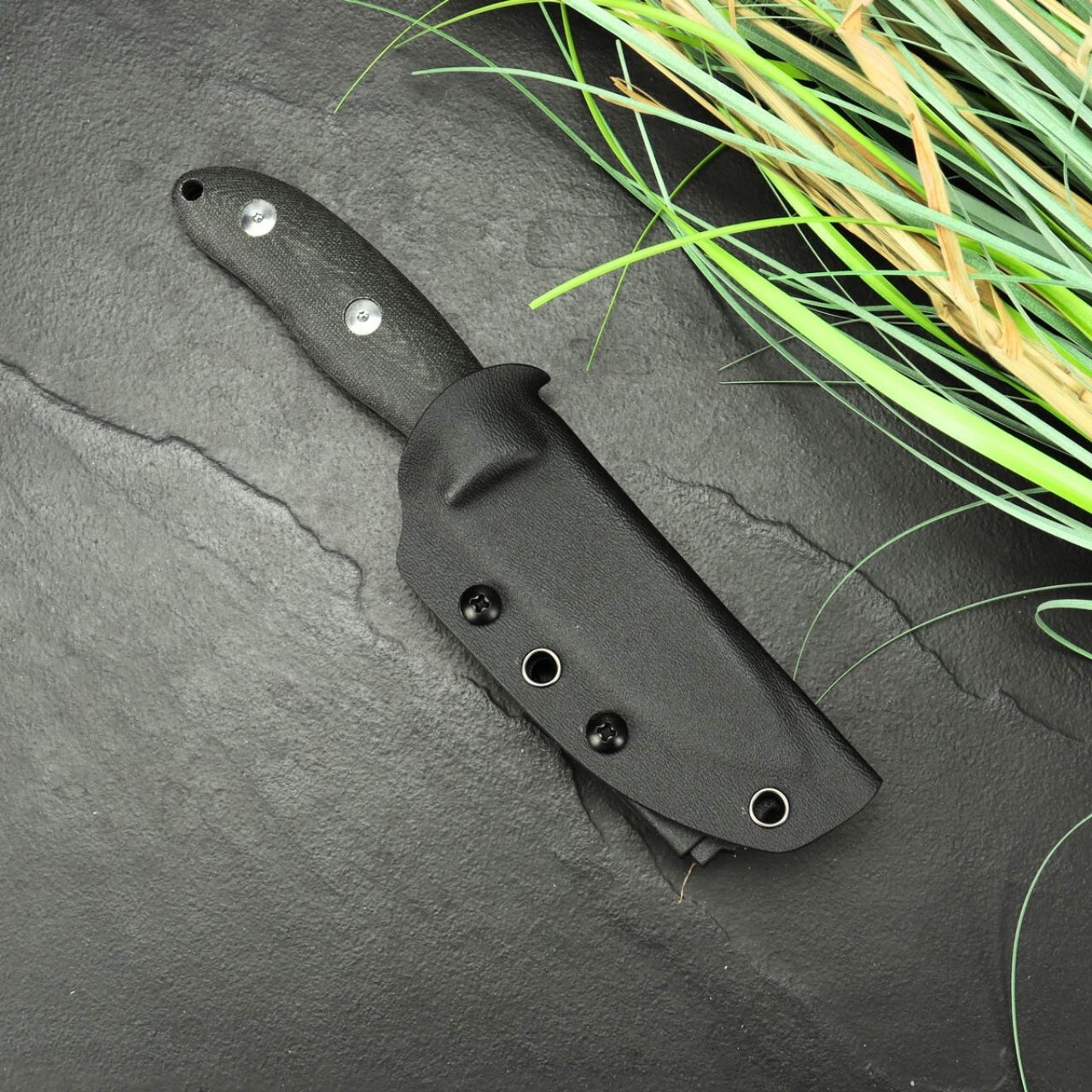 JEMade Semi Skinner fixed hunting knife with G10 handle and kydex sheath